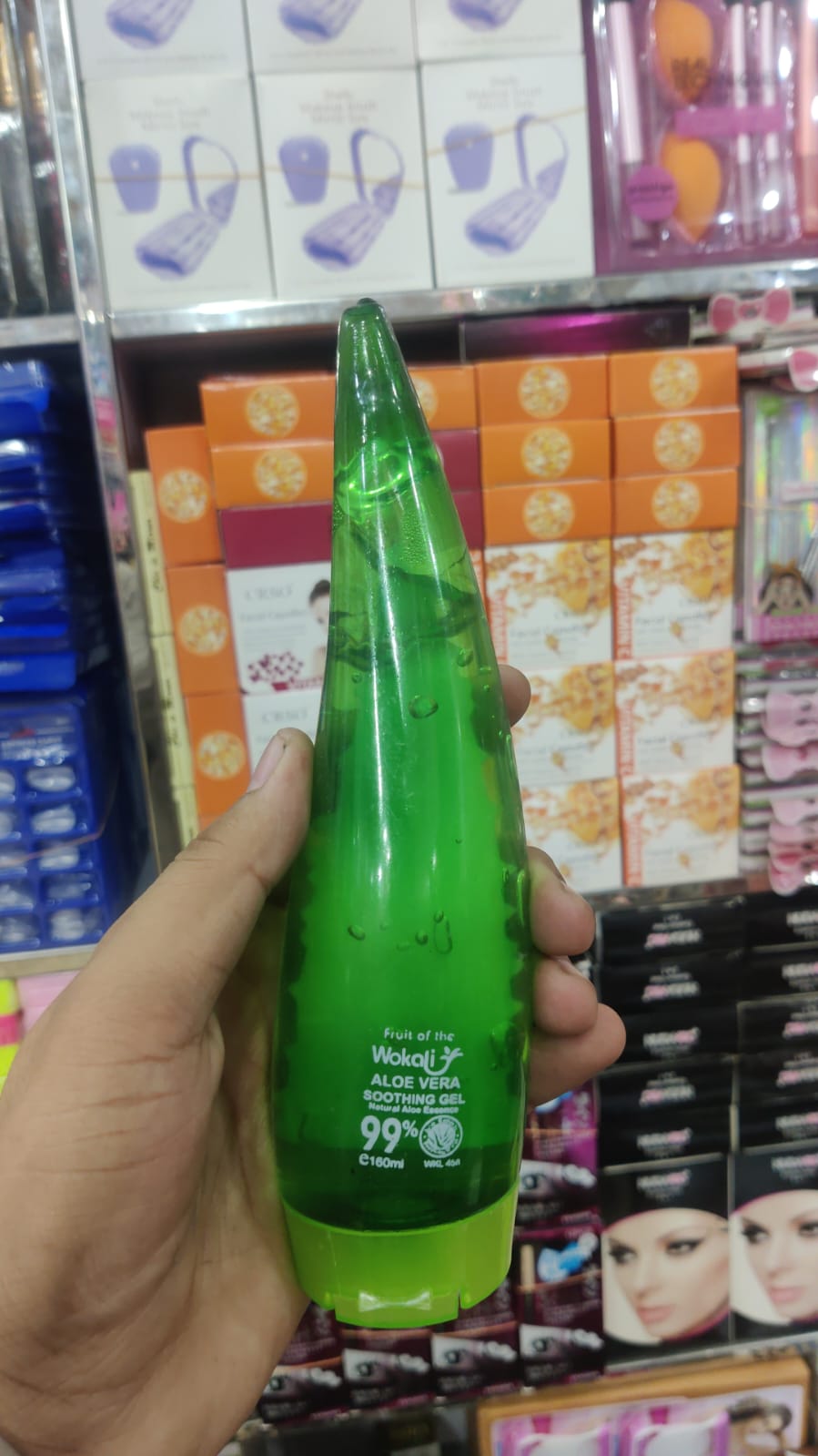 Wokali Aloe Vera Soothing Gel 99% Natural Essence (160ml)
