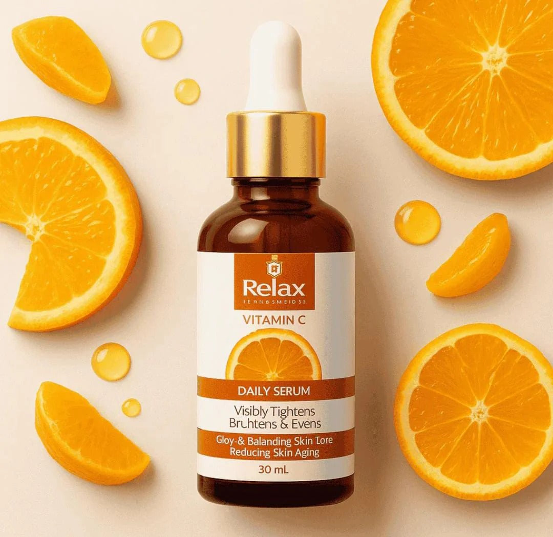 Relax Vitamin C Daily Face Serum – Brightening, Anti-Aging & Hydrating Formula(30ml)