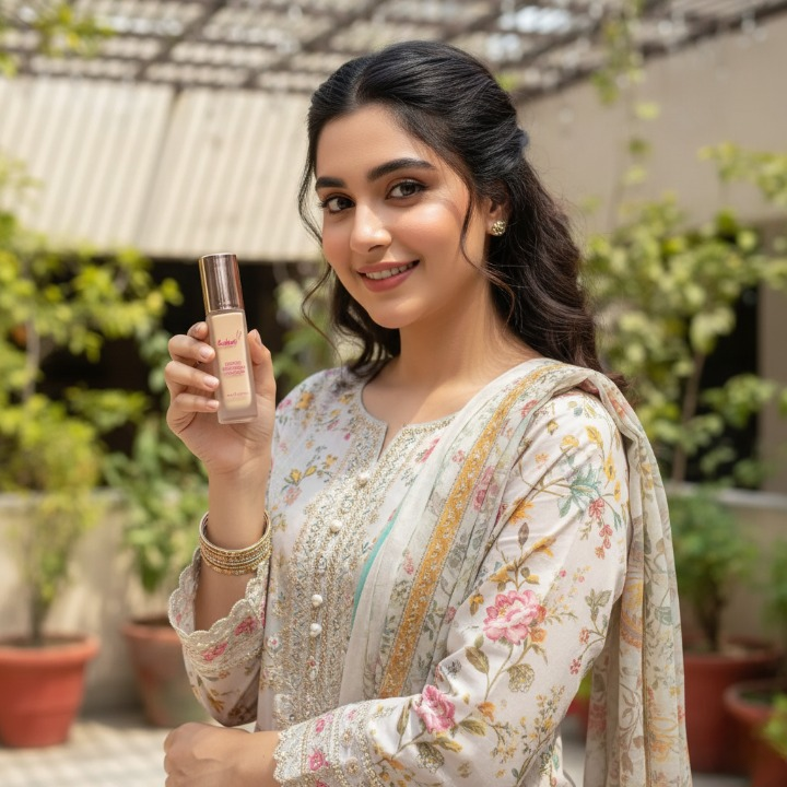 Kashee’s 24 Hrs High Coverage Foundation 20ml | Long Lasting Matte Finish ]