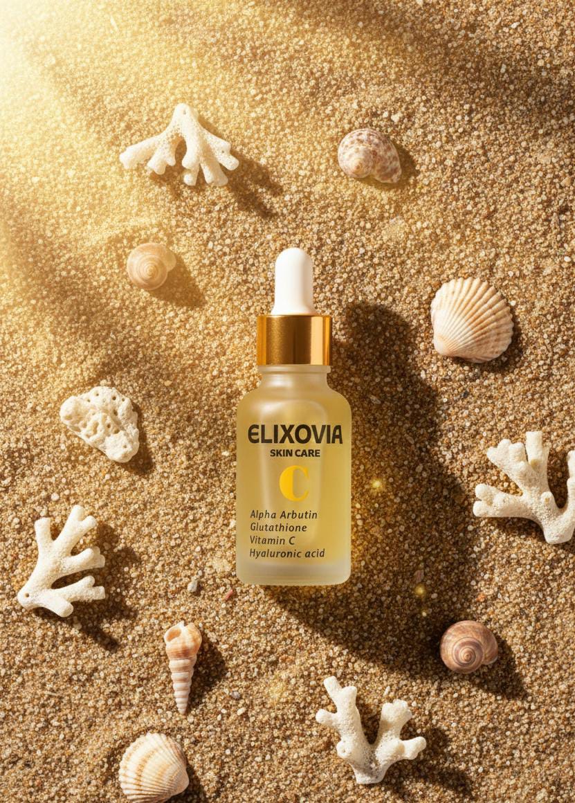 Elixovia Vitamin C Plus Face Serum – Brightening & Hydrating Formula