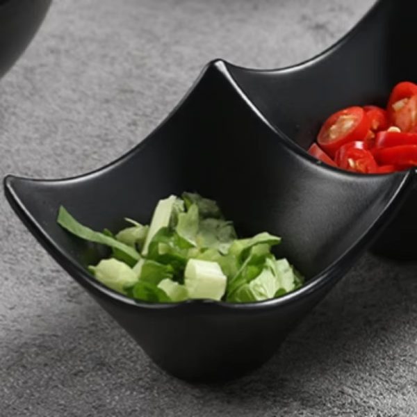 3-compartment Dipping Sauce Dish